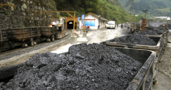 Foto: Extracción de fosfato en la Montaña de Longmen (China). Foto: Greenpeace