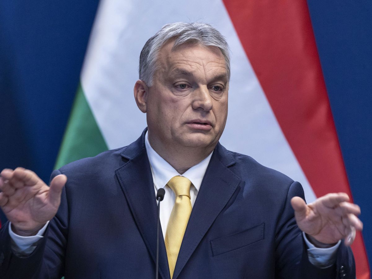 Foto: Viktor Orbán durante su discurso anual a la nación húngara, hoy por la mañana. (Reuters)