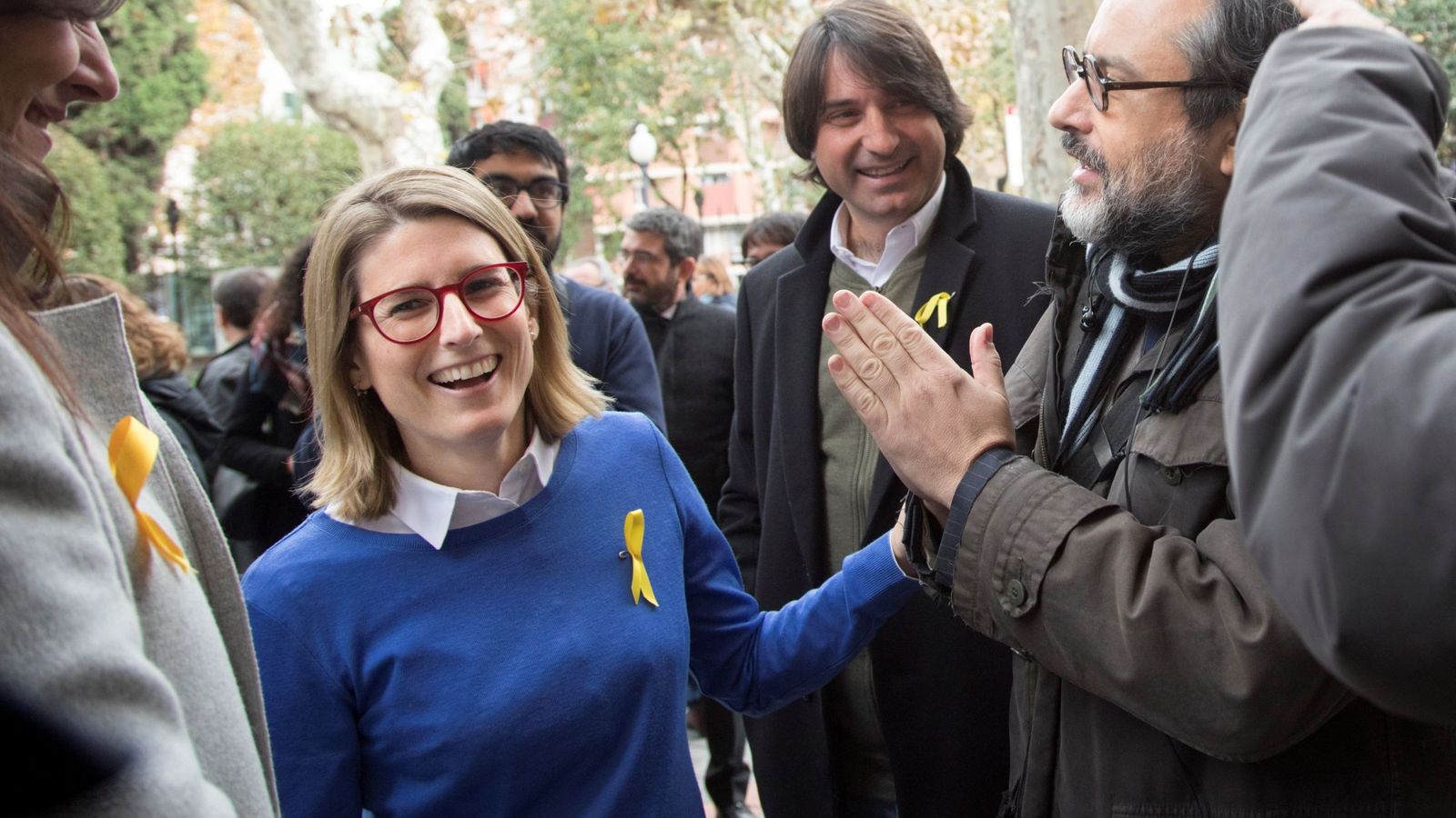Foto: La directora de campaña de Junts per Catalunya, Elsa Artadi. (EFE)