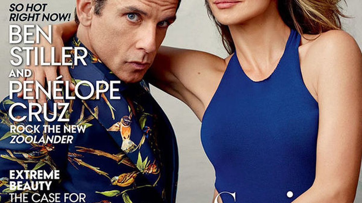 Penélope Cruz y Ben Stiller se ponen sexy para la portada de 'Vogue'