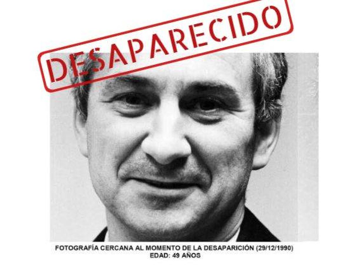 Foto: El doctor Fernando Cuadrado Conejo, desaparecido en diciembre de 1990. 