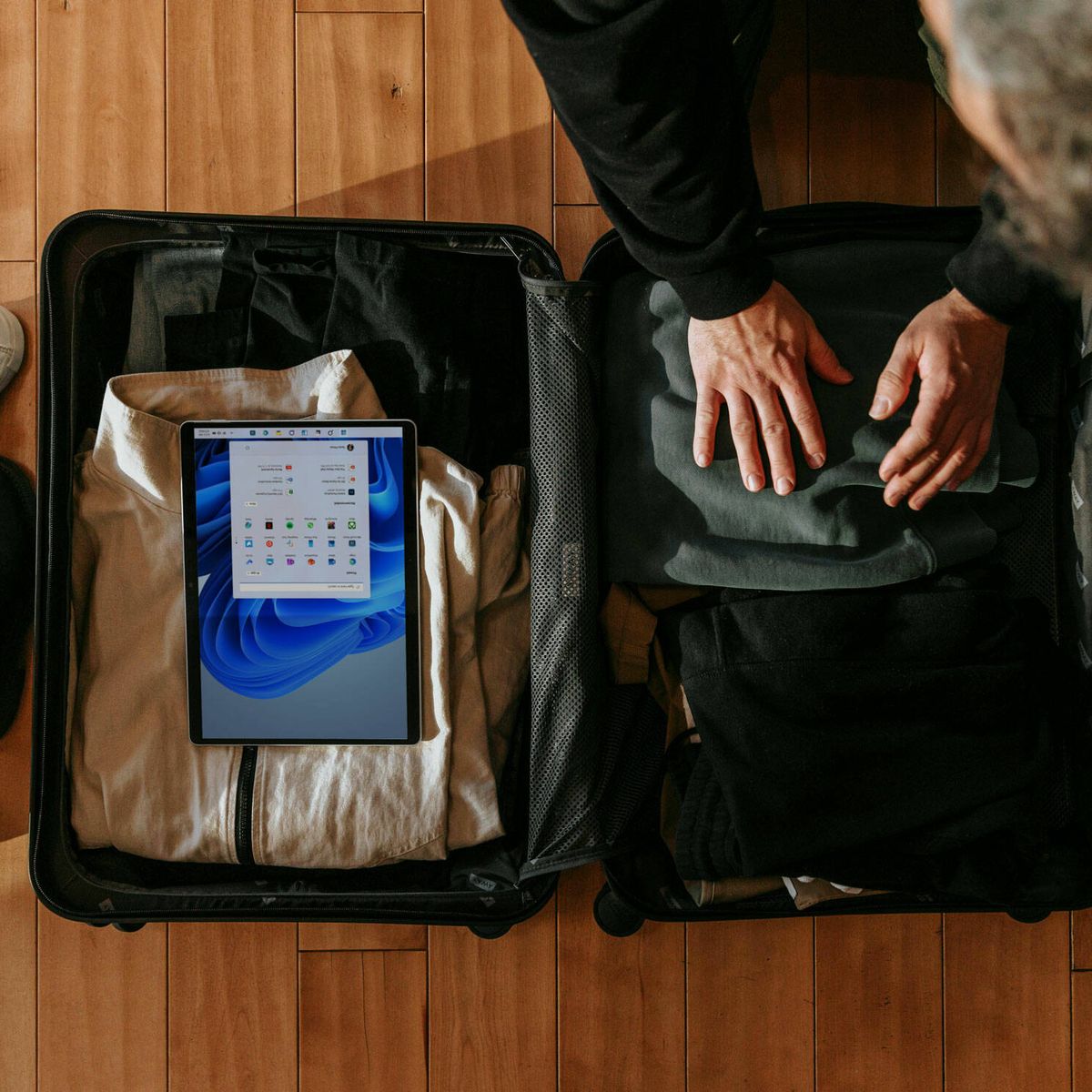 Juego de bolsas organizadoras de viaje, juego de 6 piezas, Maleta de  almacenamiento, equipaje portátil, ropa, bolsa para ordenar zapatos