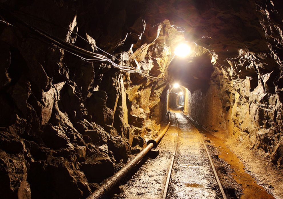 Foto: El interior de una mina de oro. (EFE)