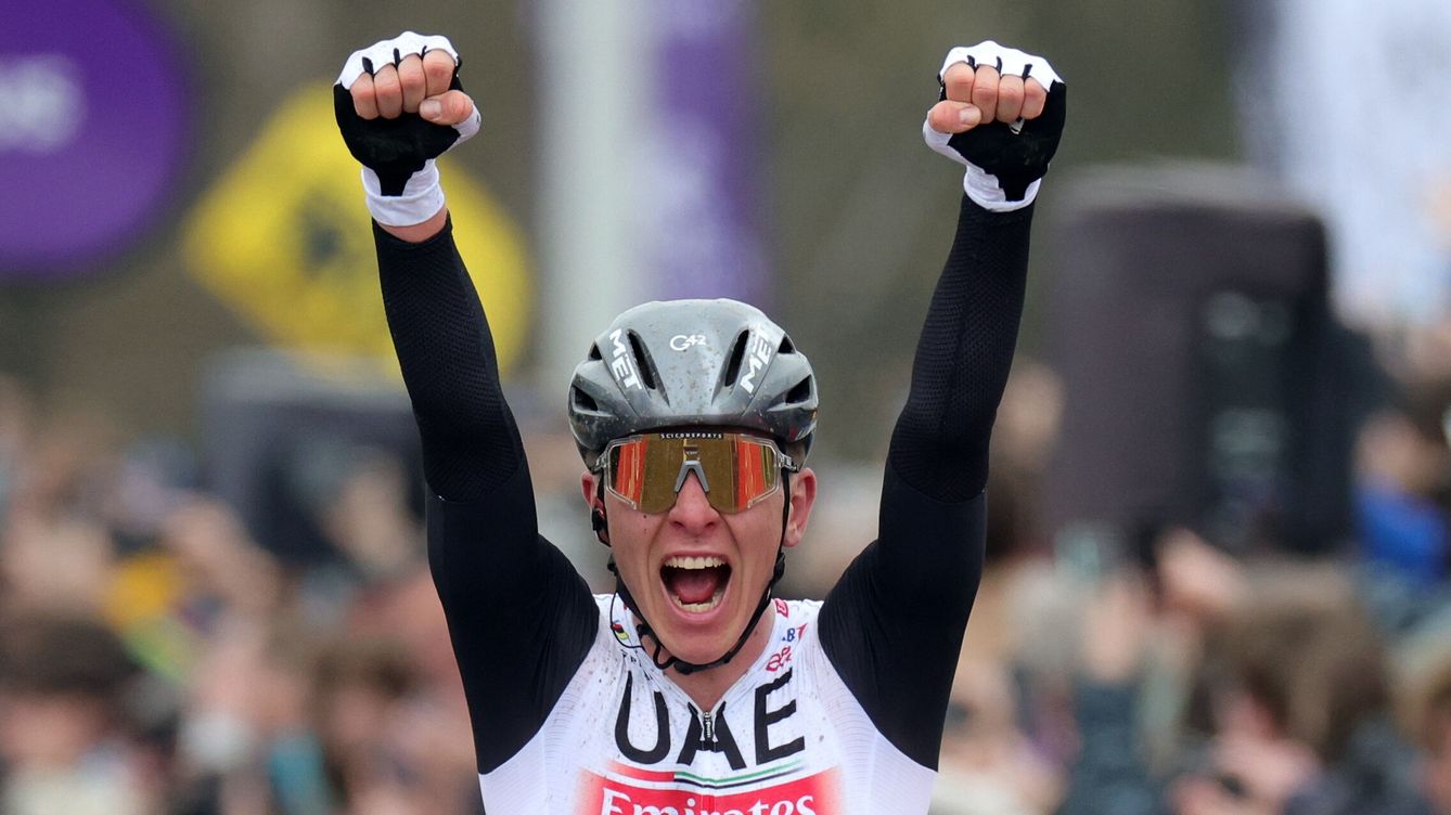 Pogačar gana de Ronde van Vlaanderen y mira a los ojos de la historia