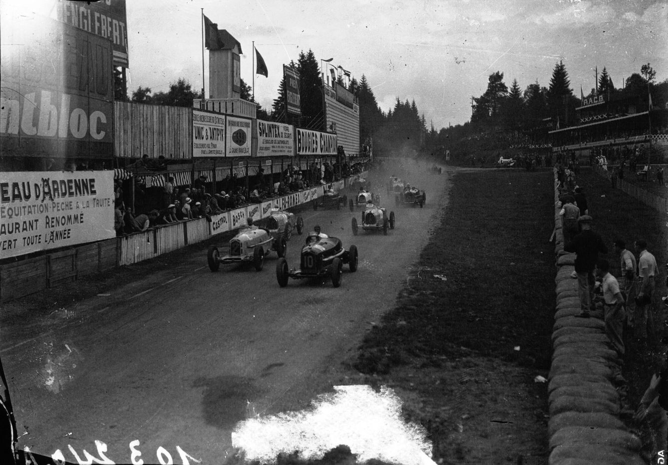 Salida del GP de Bélgica en 1933. (Wikipedia)