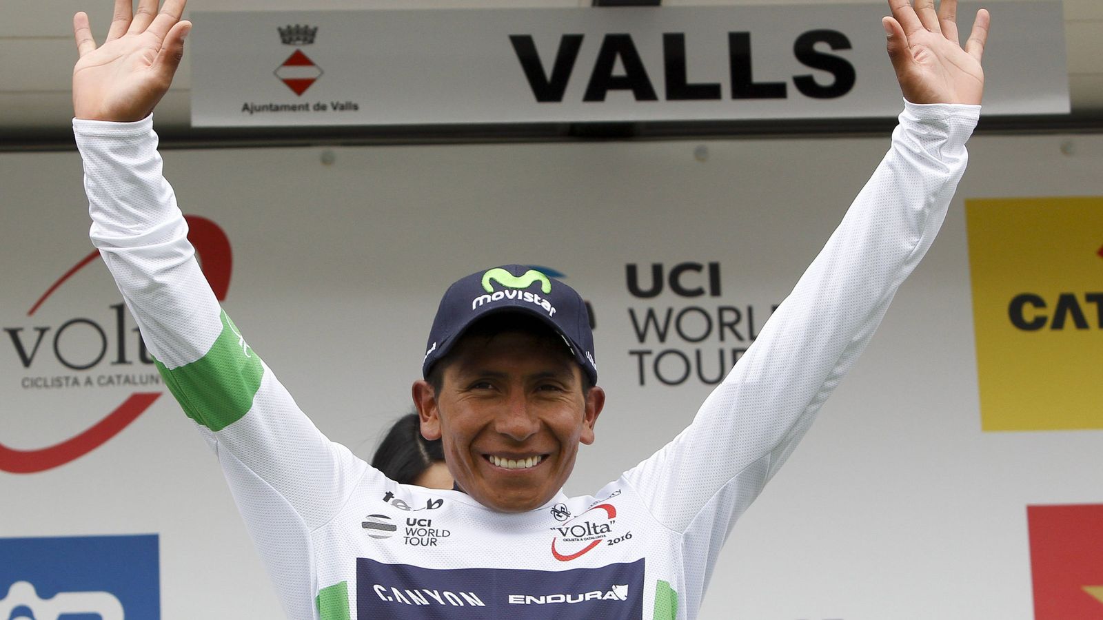 Foto: Nairo Quintana ha mantenido el maillot de líder (EFE/ Quique García).