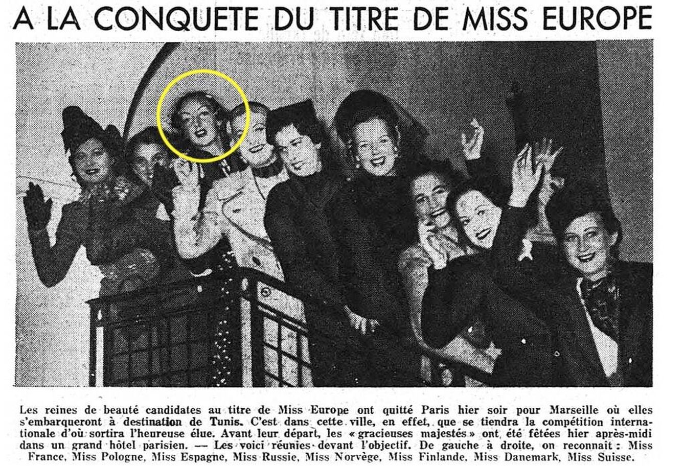 Nanita, también conocida como Ambarina Reyes y cuyo verdadero nombre era Fernanda Carretero. Era prima de Isa. Revista 'Echo d’Alger', 1938