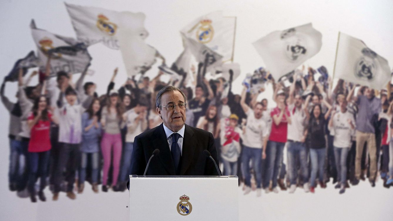 Foto: Florentino Pérez, presidente del Real Madrid (Efe)