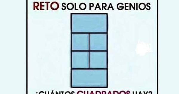 Foto: El reto que se ha viralizado en Facebook: ¿cuántos cuadrados hay? (Foto: Facebook)
