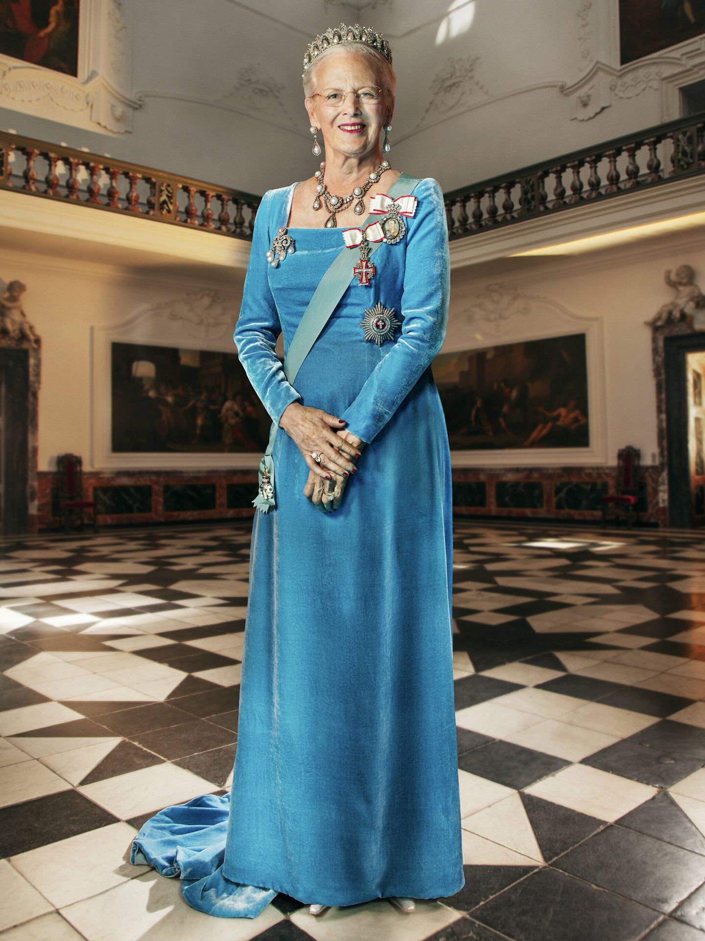 La reina, en la foto de su 80 cumpleaños. (Kongehuset/Morten Abrahamsen) 