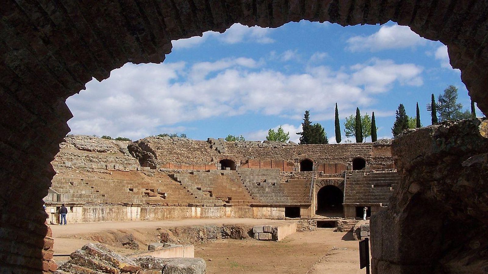 Foto: Imagen del Anfiteatro Romano de Mérida