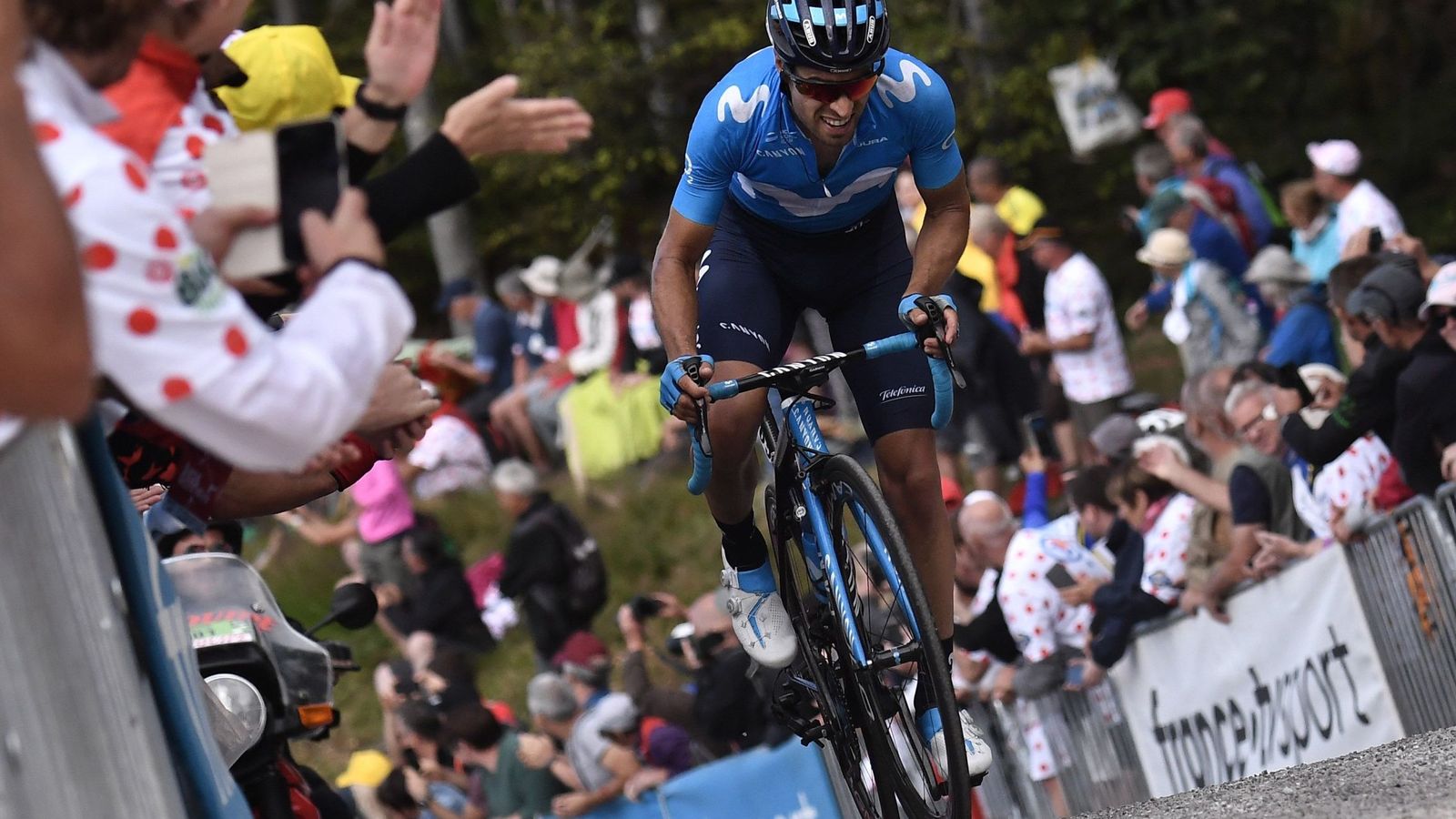 Foto: Mikel Landa, durante la sexta etapa del Tour de Francia. (EFE)