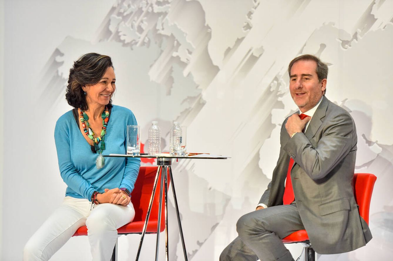 Ana Botín, presidenta de Santander, y Héctor Grisi, nuevo CEO. (Santander)