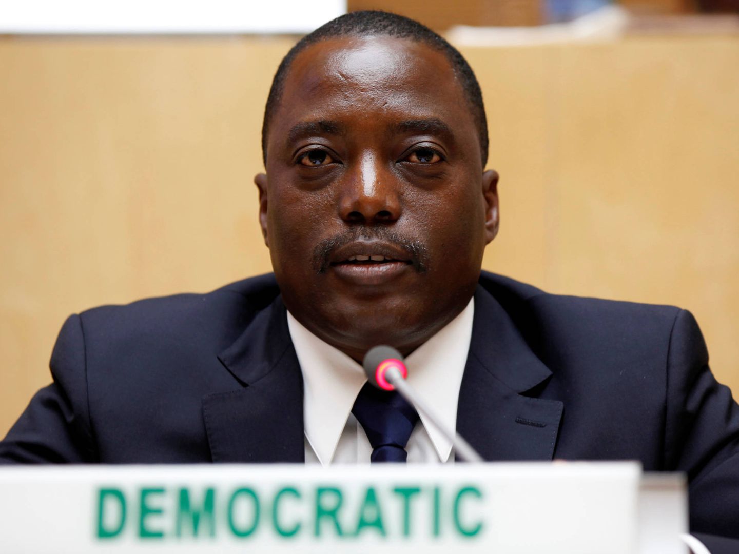 El presidente Joseph Kabila asiste a un evento sobre la estabilidad del Congo en la Unión Africana, en 2013. (Reuters)