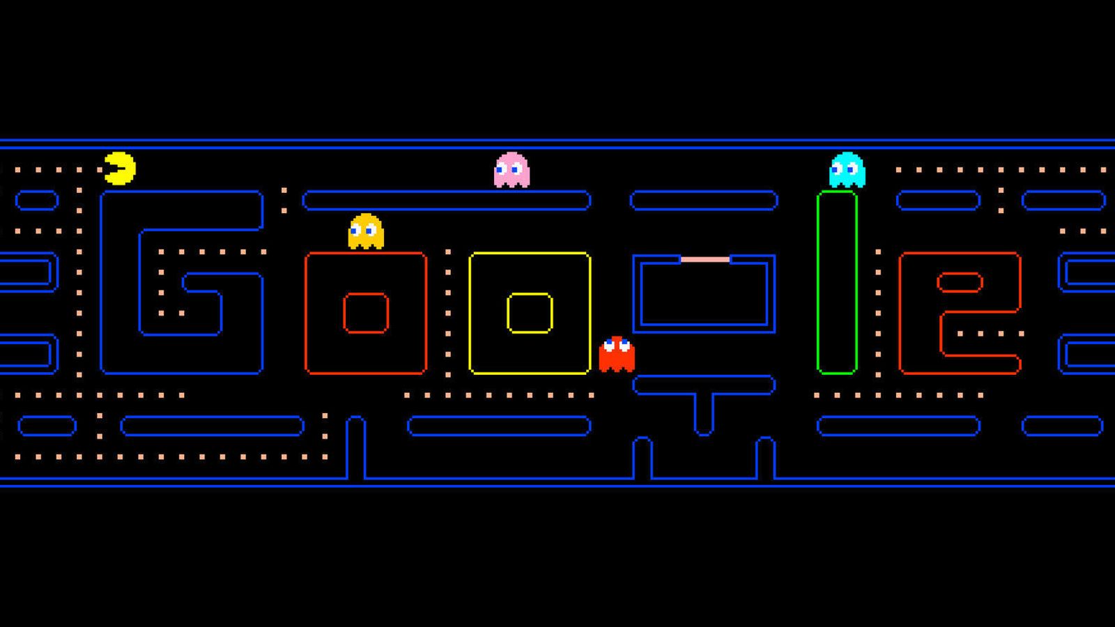 Новая игра гугл. Pacman 30th Anniversary. Pacman Google. Пакман новая игра. Дудл Пэкмен.