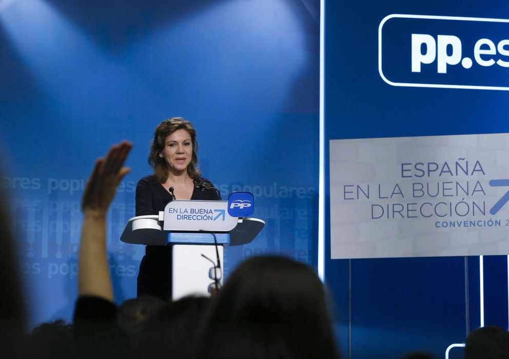 Foto: La secretaria general del PP, María Dolores de Cospedal (Efe)