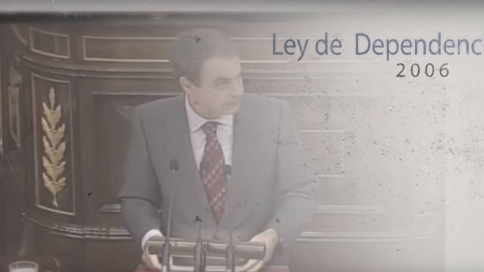 Foto: José Luis Rodríguez Zapatero en una captura del vídeo de precampaña del PSOE