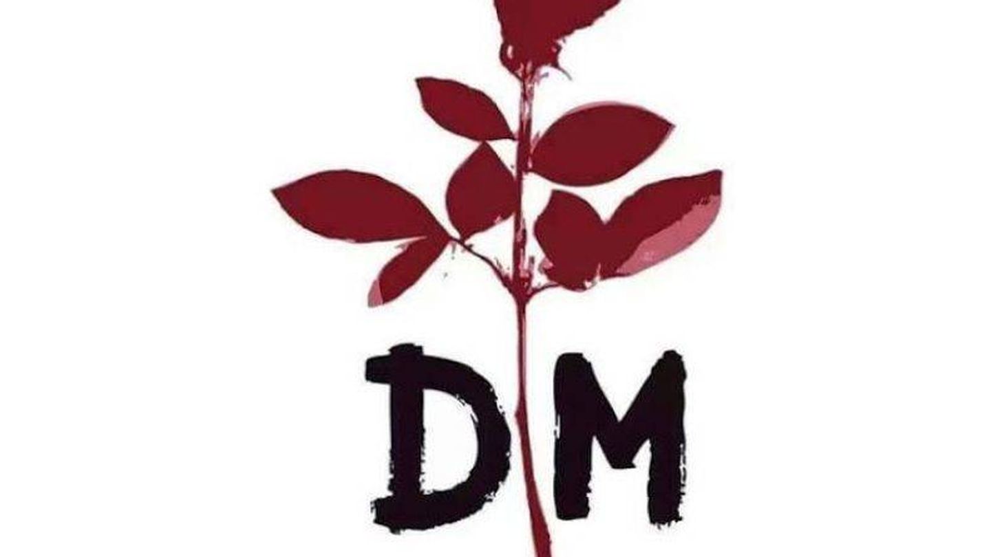 Logo de Depeche Mode en el que se basa el tatuaje de Díaz Ayuso. 