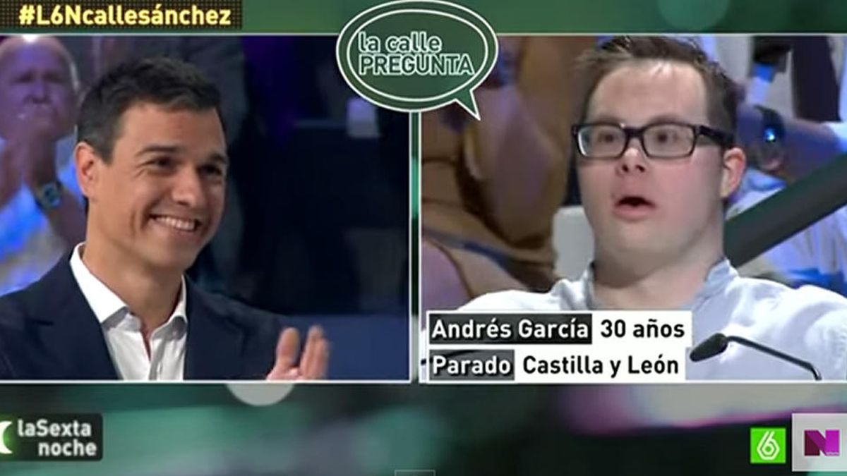 Pedro Sánchez jugará al baloncesto con el joven con síndrome de Down de La Sexta