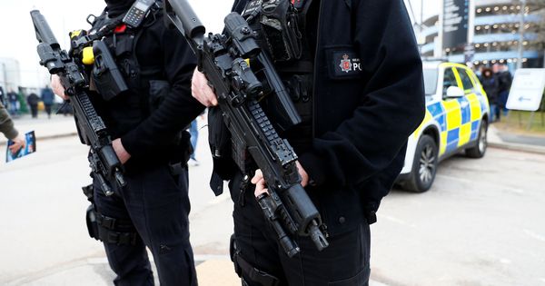 Foto: Imagen de archivo de un cordón policial el Mánchester. (Reuters)