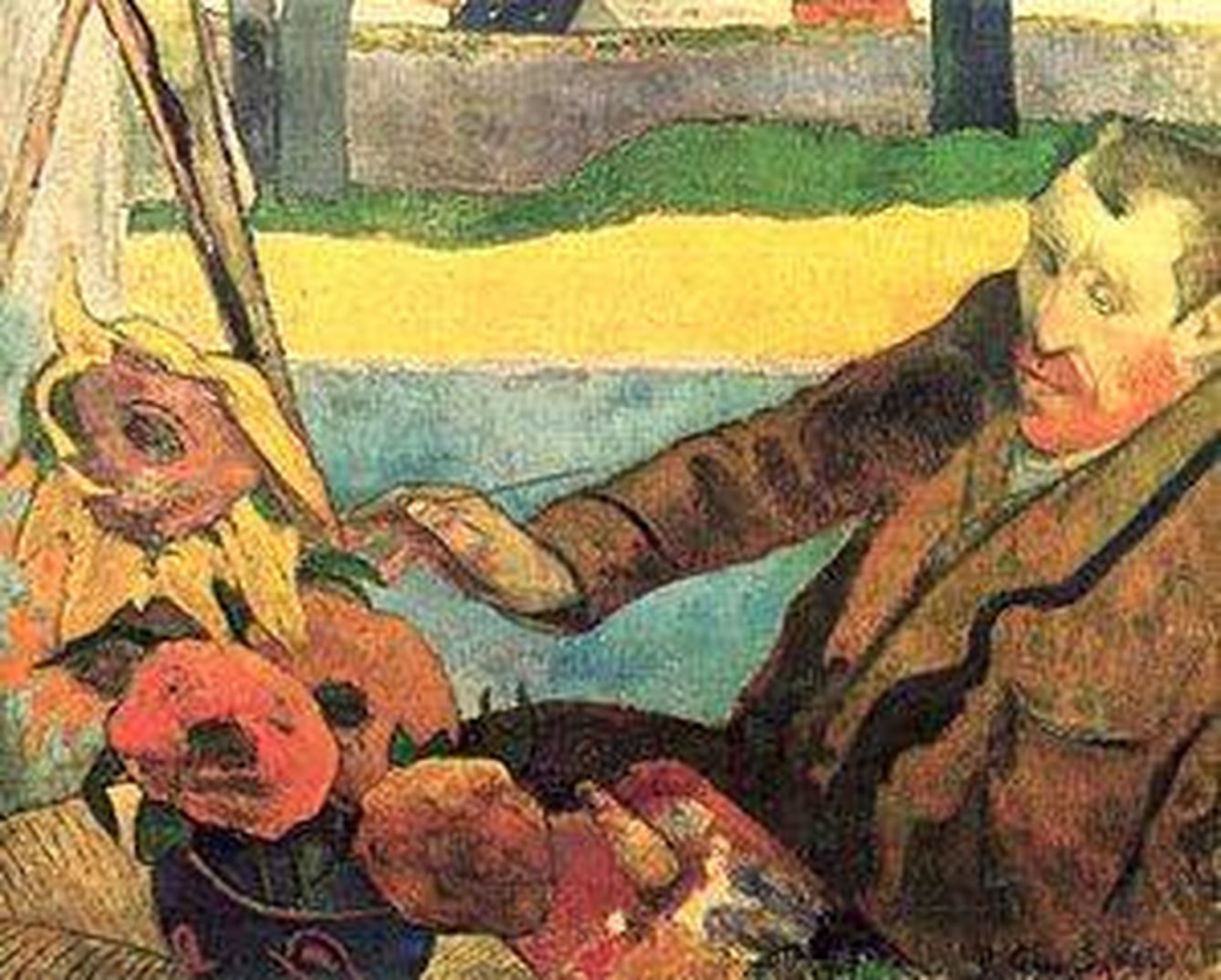 'Van Gogh pintando girasoles', por Paul Gauguin (1888)