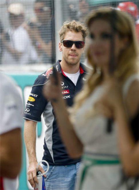 Foto: Sebastian Vettel, un 'ladrón de guante blanco'