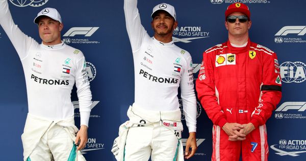 Foto: Hamilton consiguió la pole por delante de Bottas y Raikkonen. (REUTERS)
