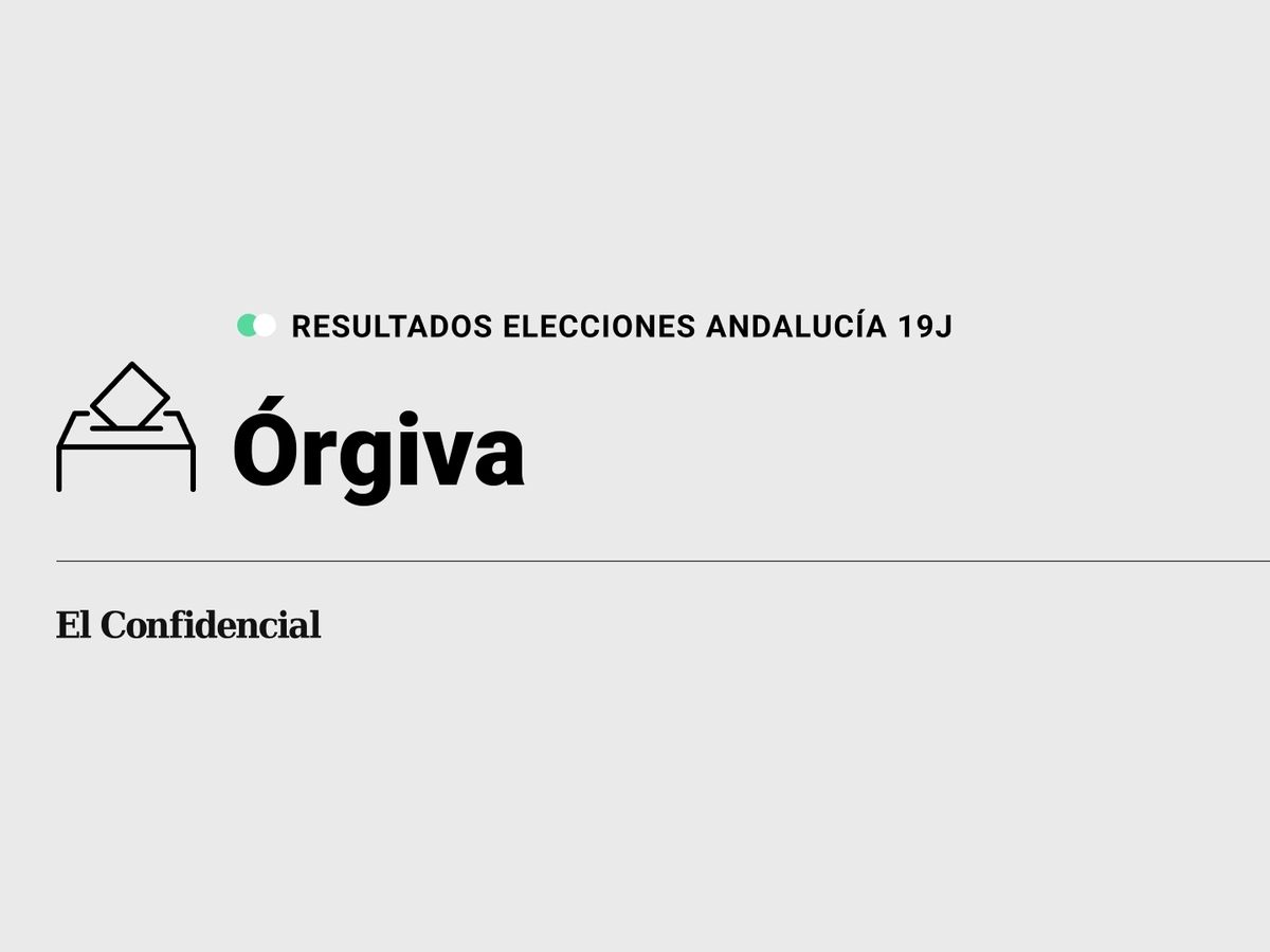 Foto: Resultados en Órgiva, Granada, de las elecciones de Andalucía 2022 este 19-J (C.C./Diseño EC)