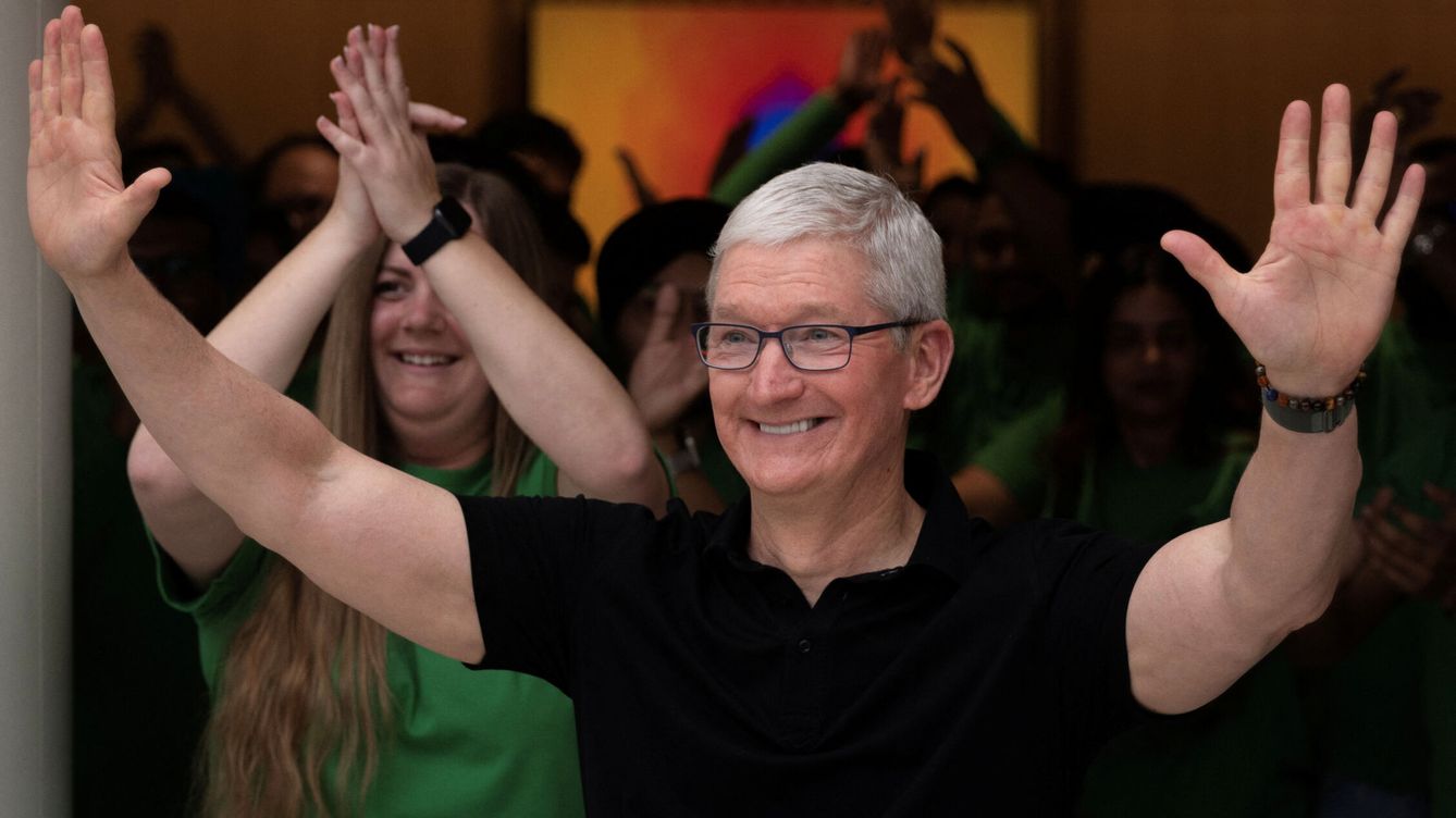 Foto: El CEO de Apple, Tim Cook. (Reuters/Adnan Abidi)