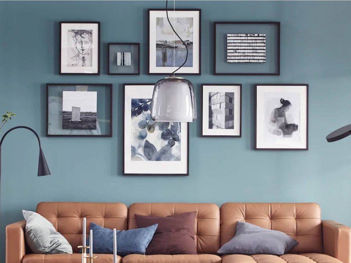 Foto: Ikea te ayuda a crear una bonita composición de marcos. (Cortesía)