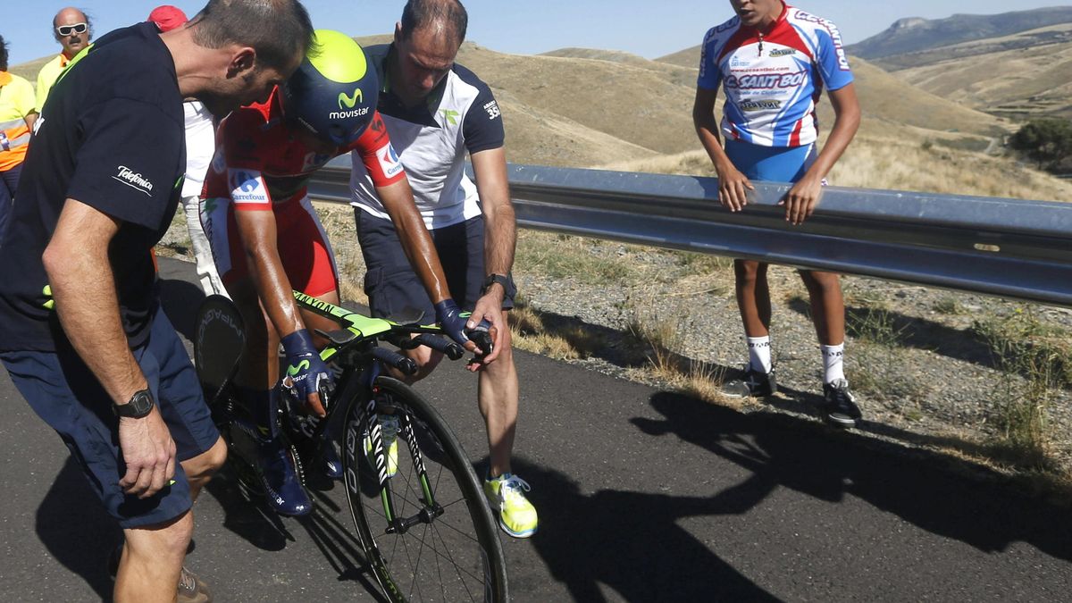 Contador subió al cielo y Quintana bajó al infierno antes de abandonar la Vuelta