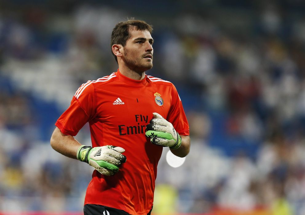 Foto: Iker Casillas durante el Trofeo Bernabéu (Imago).