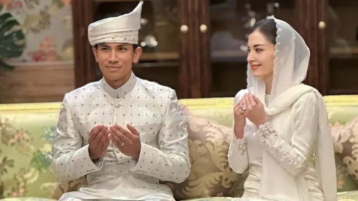 Las primeras fotos juntos de los príncipes de Brunéi y el último vestido de la novia (y van cuatro)