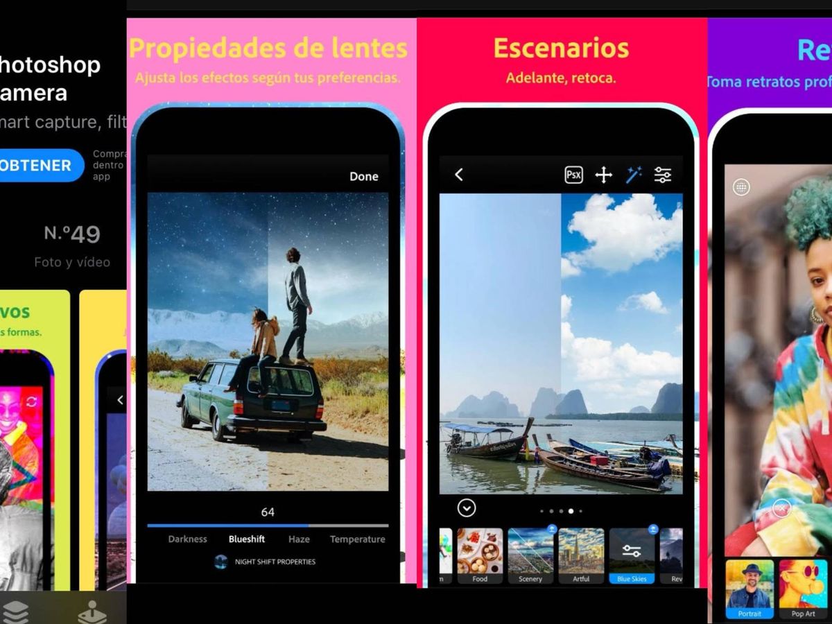 Almeja Dólar saldar Adobe lanza para Android e iOS la 'app' Photoshop Camera