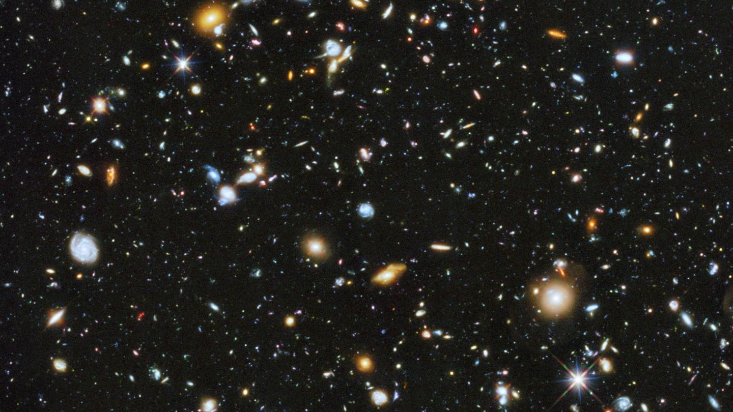 Fragmento de la imagen Hubble Ultra Deep Field (NASA/ESA)