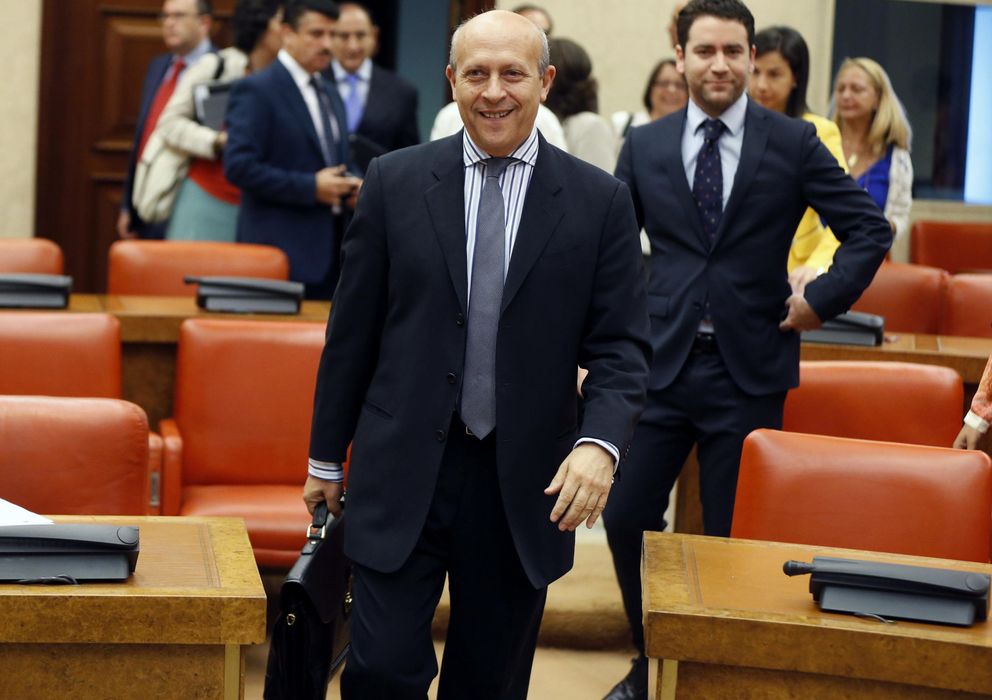 Foto: El ministro de Educación, José Ignacio Wert (Efe)