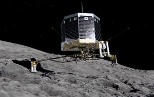 La sonda Rosetta, primera nave espacial que se encuentra con un cometa