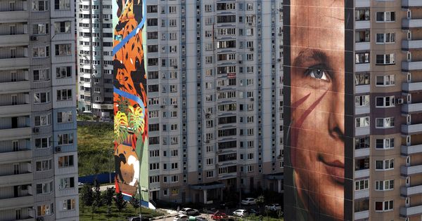 Foto: Festival de 'graffitis' en Odintsovo (Rusia) (EFE)