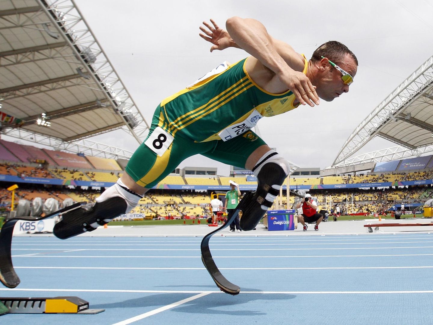 Oscar Pistorius, en los Juegos Olímpicos de Londres. (Reuters)