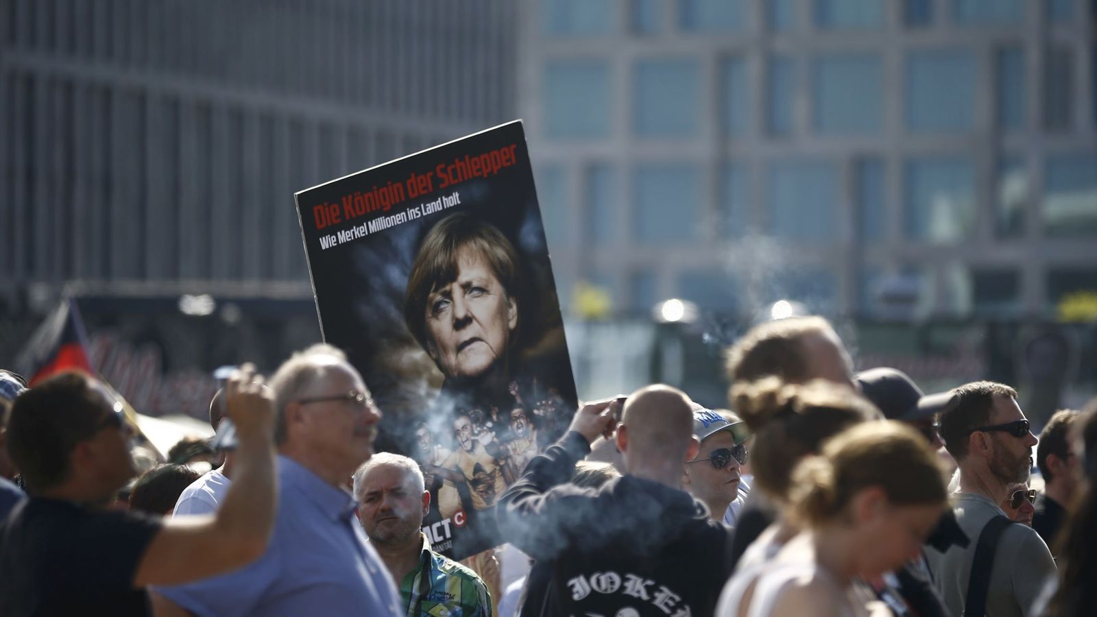 Foto: Participantes de la manifiestación en Berlín. (Reuters)