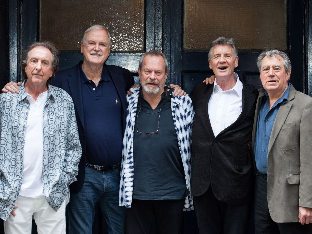 Foto: Eric Idle, John Cleese, Terry Gilliam, Michael Palin y Terry Jones, en una imagen de archivo. (EFE) 