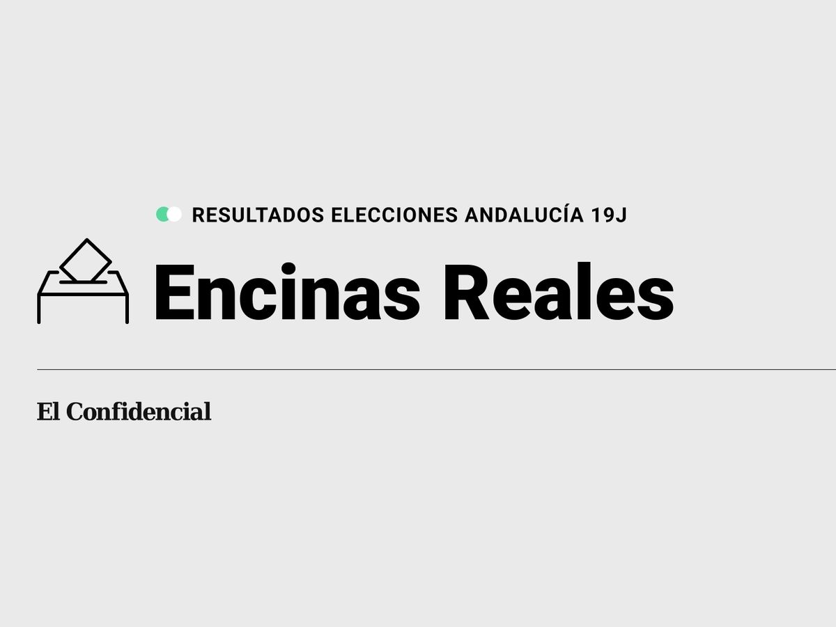 Foto: Resultados en Encinas Reales, Córdoba, de las elecciones de Andalucía 2022 este 19-J (C.C./Diseño EC)
