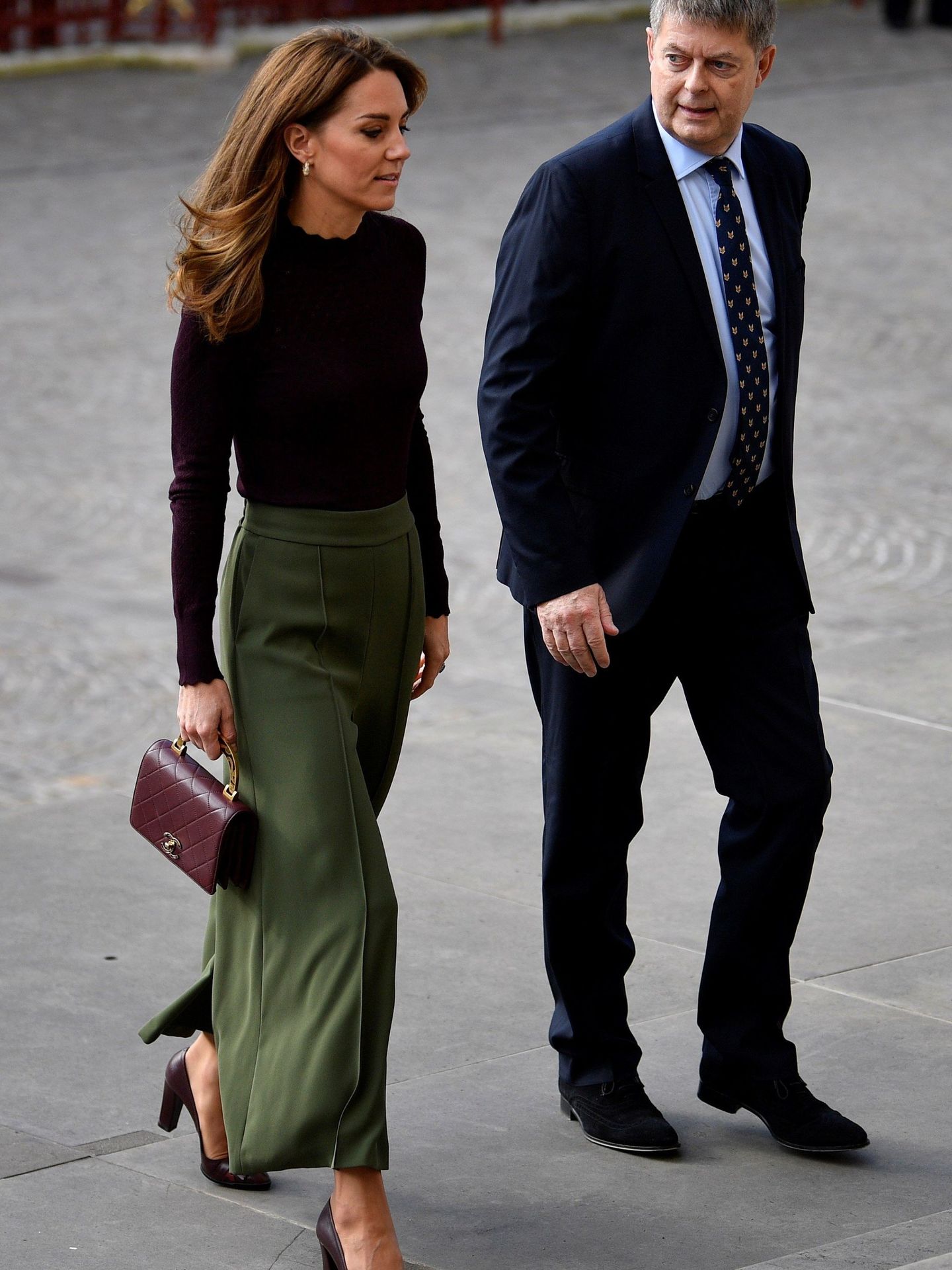 Kate Middleton, a su llegada al acto. (Reuters)