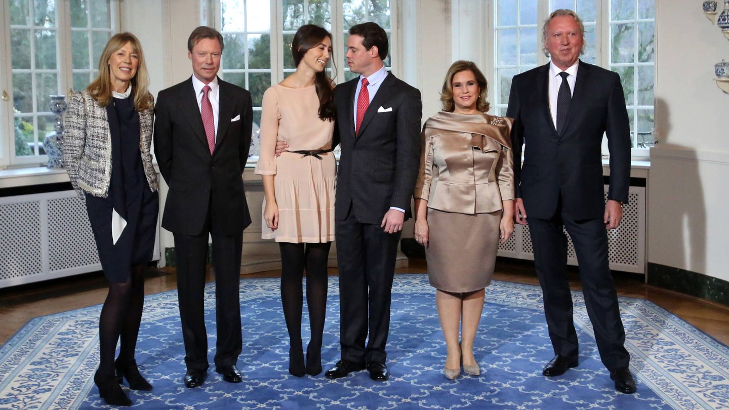  La familia real luxemburguesa en una foto de archivo. (Getty)