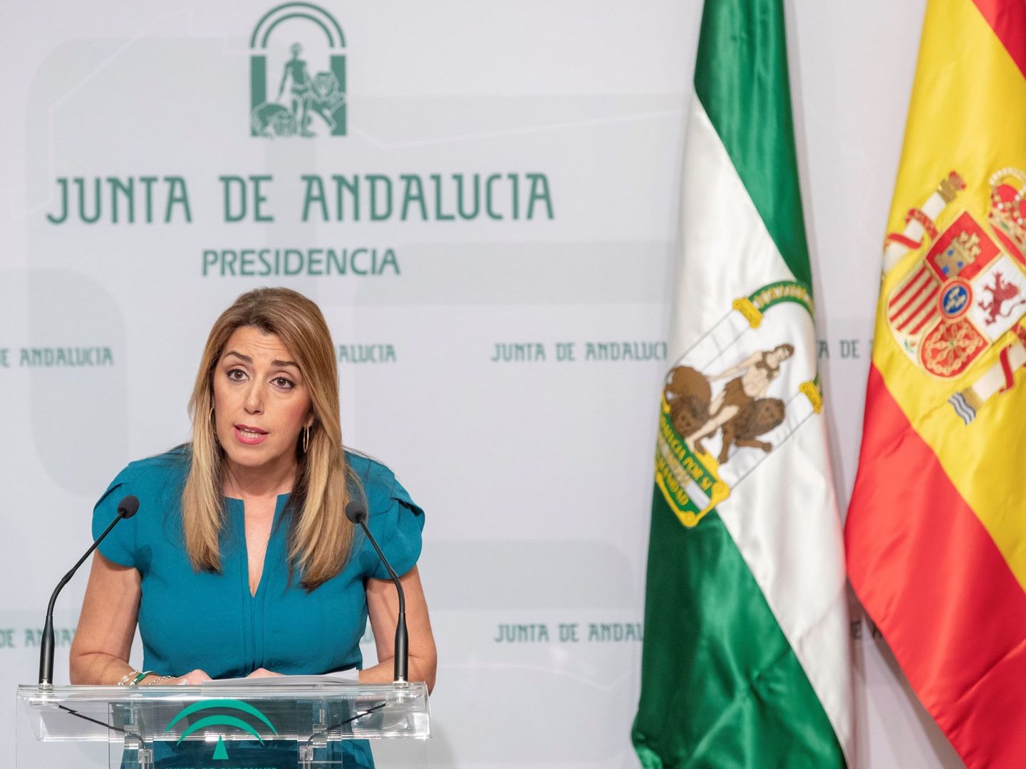 La presidenta de la Junta andaluza, Susana Díaz. (EFE)