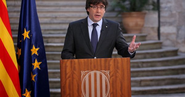 Foto: El 'expresident' de la Generalitat Carles Puigdemont. (Reuters)