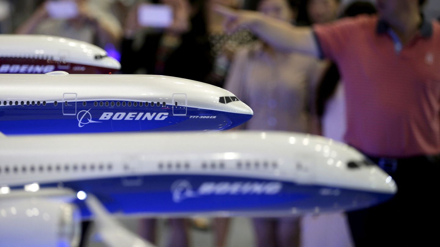 Foto de archivo de modelos de Boeing en una feria aeronáutica en Pekín. (Reuters)