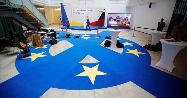 Foto: Campaña de la CDU alemana para las elecciones al Parlamento Europeo. (Reuters)