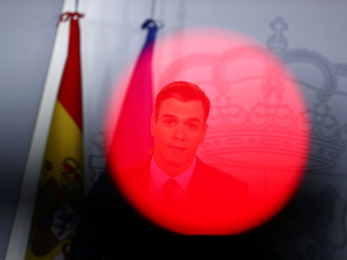 Foto: El presidente del Gobierno, Pedro Sánchez, en rueda de prensa. (Reuters)