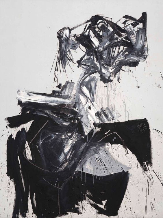 'Brigitte Bardot', de Antonio Saura, una de las obras emblemáticas del Museo de Arte Abstracto de Cuenca. (Colección Fundación Juan March, Museo de Arte Abstracto Español, Cuenca)